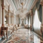 Royale Marble Inlay Floor and Walls