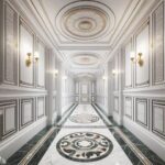 Royale Marble Inlay Floor and Walls
