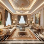 Royale Marble Inlay Floor and Walls