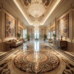 Royale Marble Inlay Floor and Walls