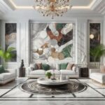 Royale Marble Inlay Floor and Walls